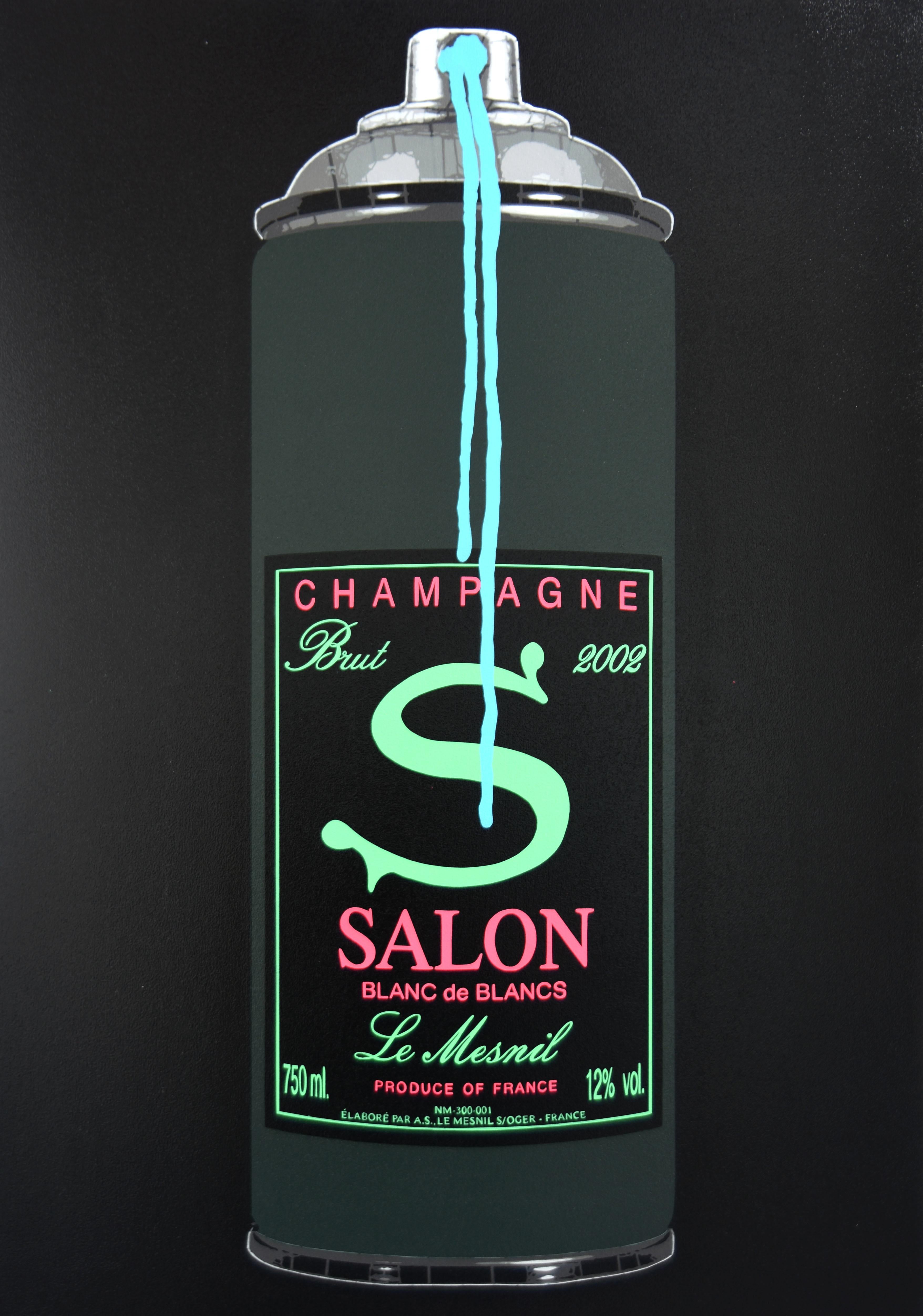 Salon Neon 2002 - Painting by Campbell la Pun