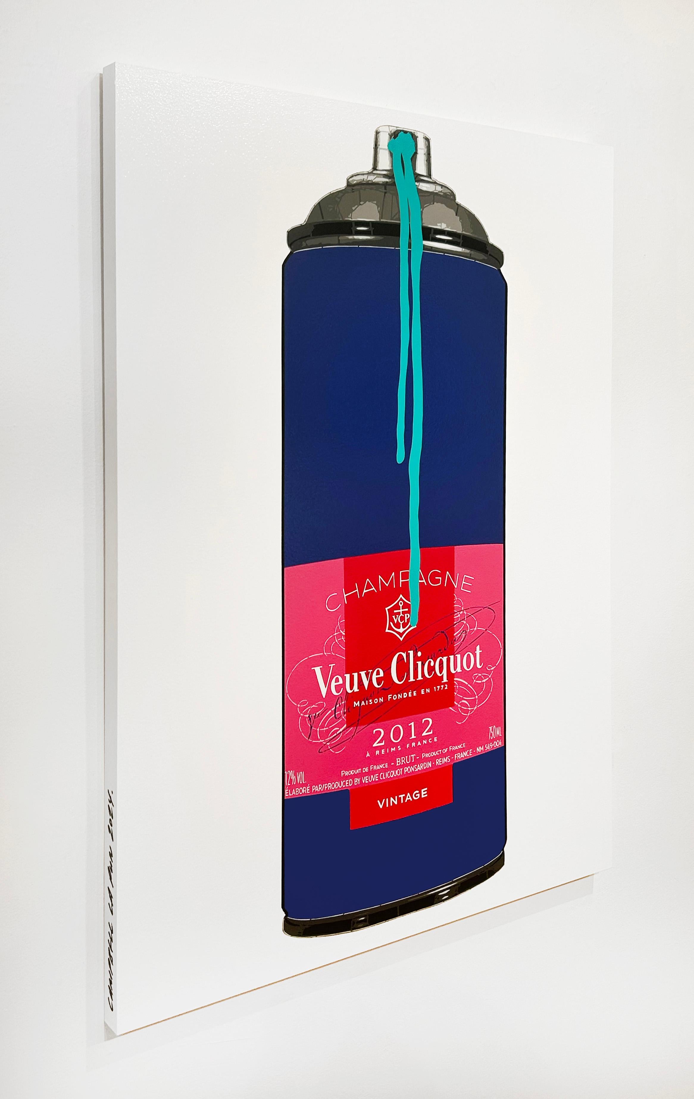 Künstler:  La Pun, Campbell
Titel:  Veuve Pop 2012 (UFO-Tropfen)
Datum:  2025
Medium:  Aerosol auf Platte
Ungerahmt Abmessungen:  40.75