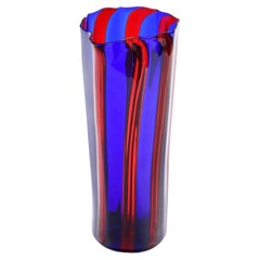Campbell-Rey, Jarra de Murano "Rosanna" roja y azul