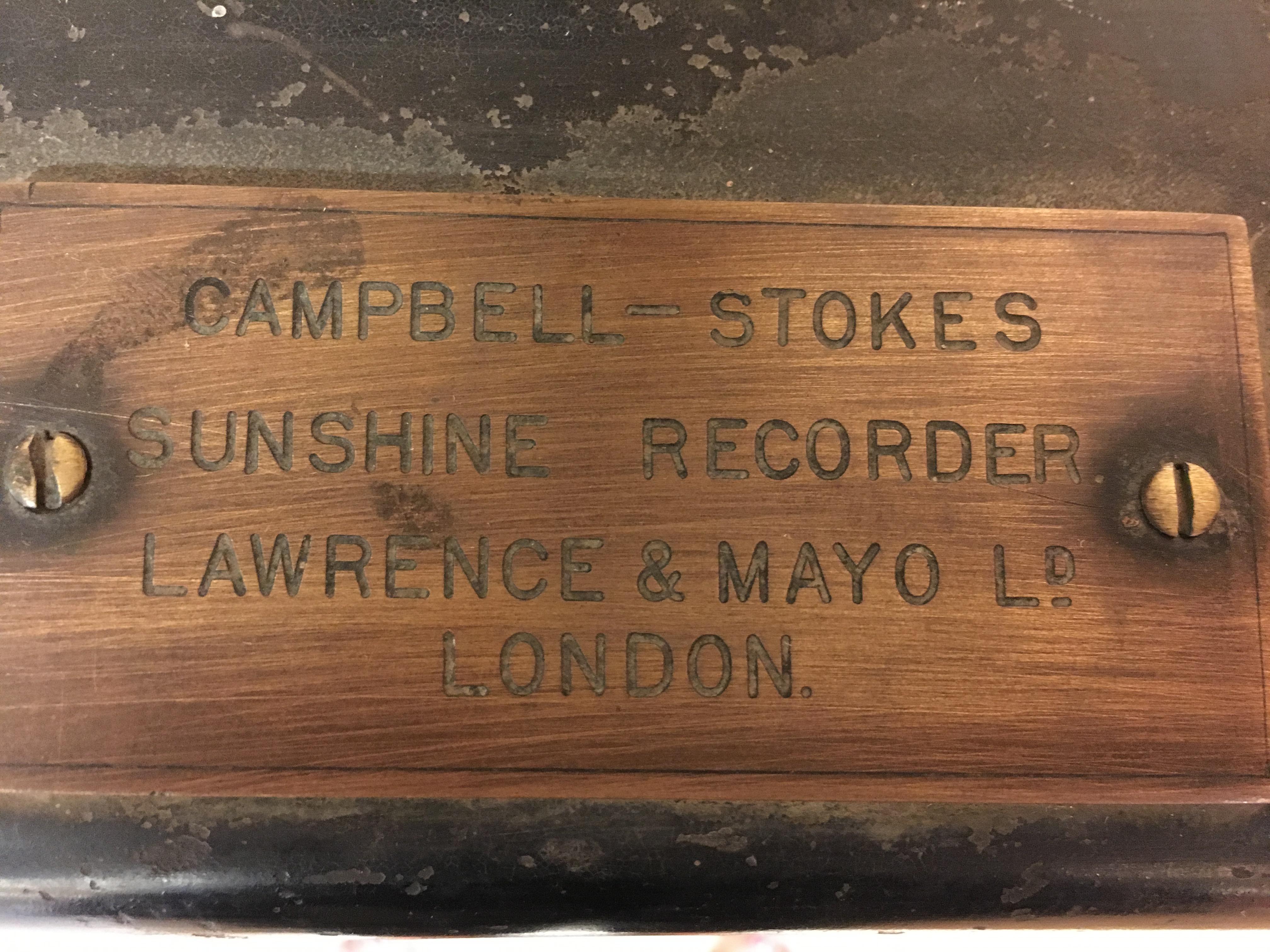 campbell stokes sunshine recorder diagram