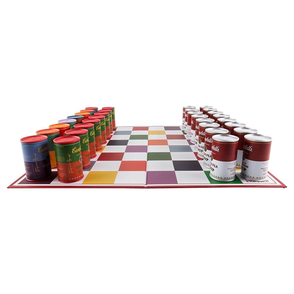 Campbell's Soup Can Chess Set, after Andy Warhol