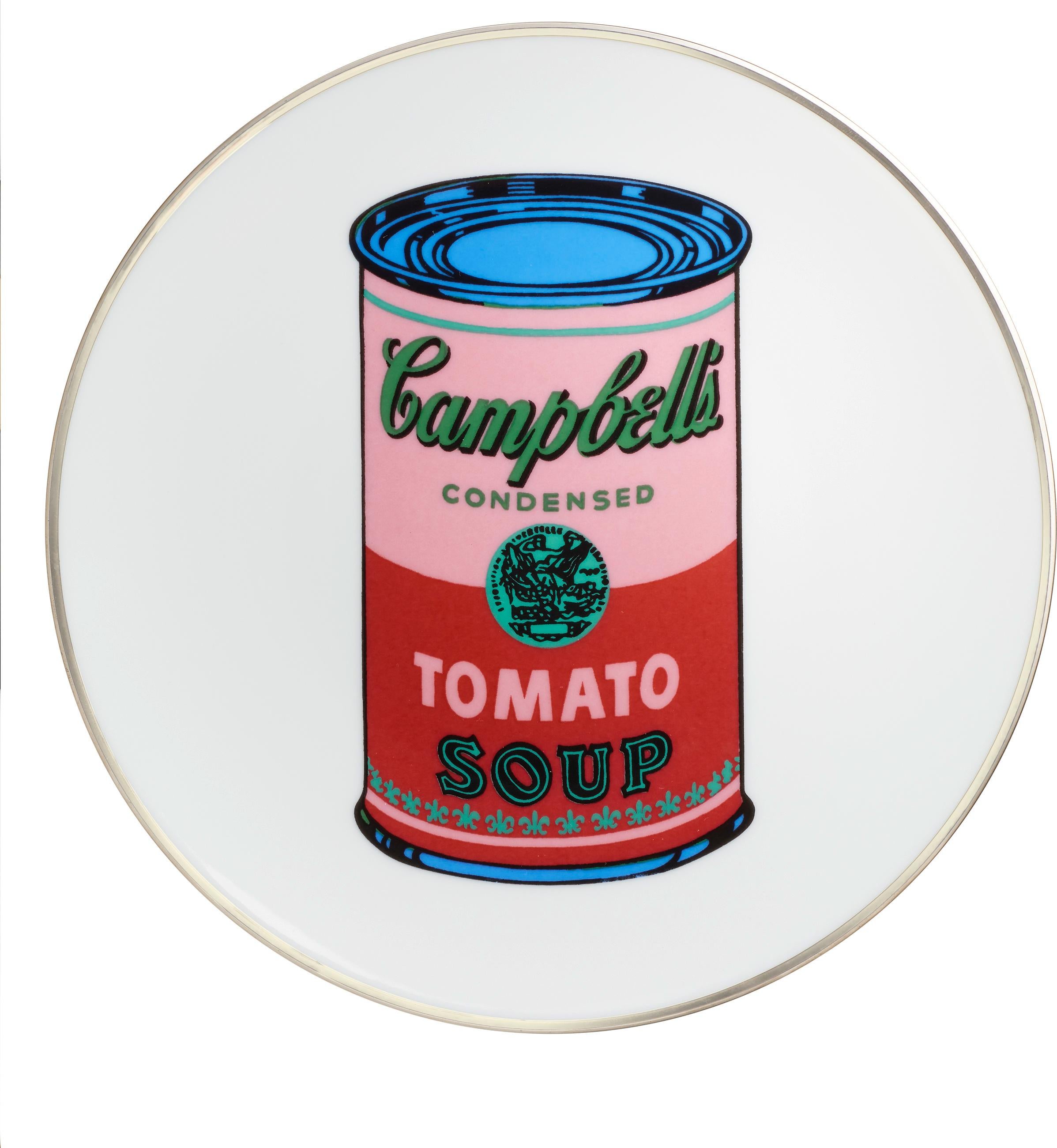 French Campbell's Soup Dinner Plates, after Andy Warhol