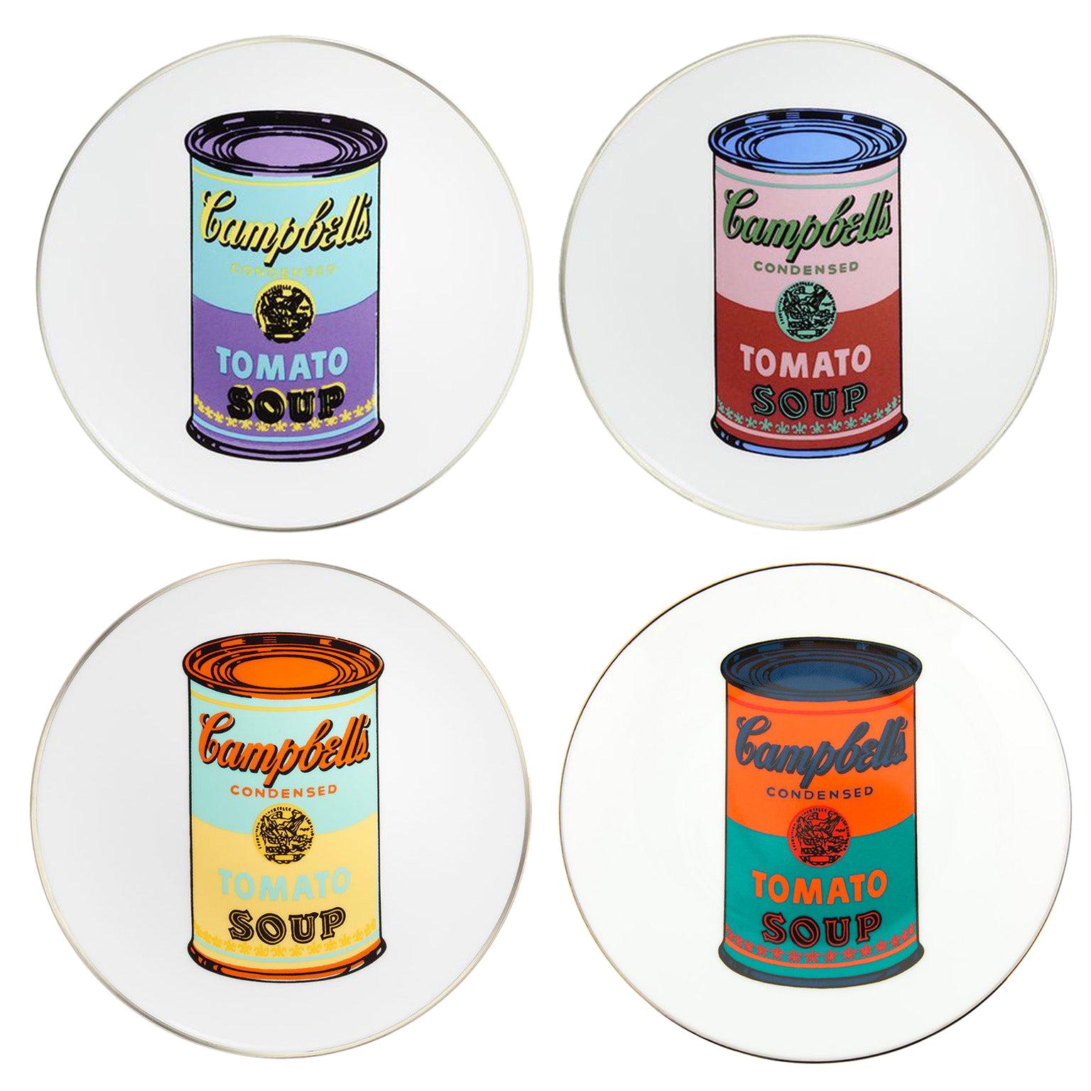 Campbell's Soup Dinner Plates, after Andy Warhol