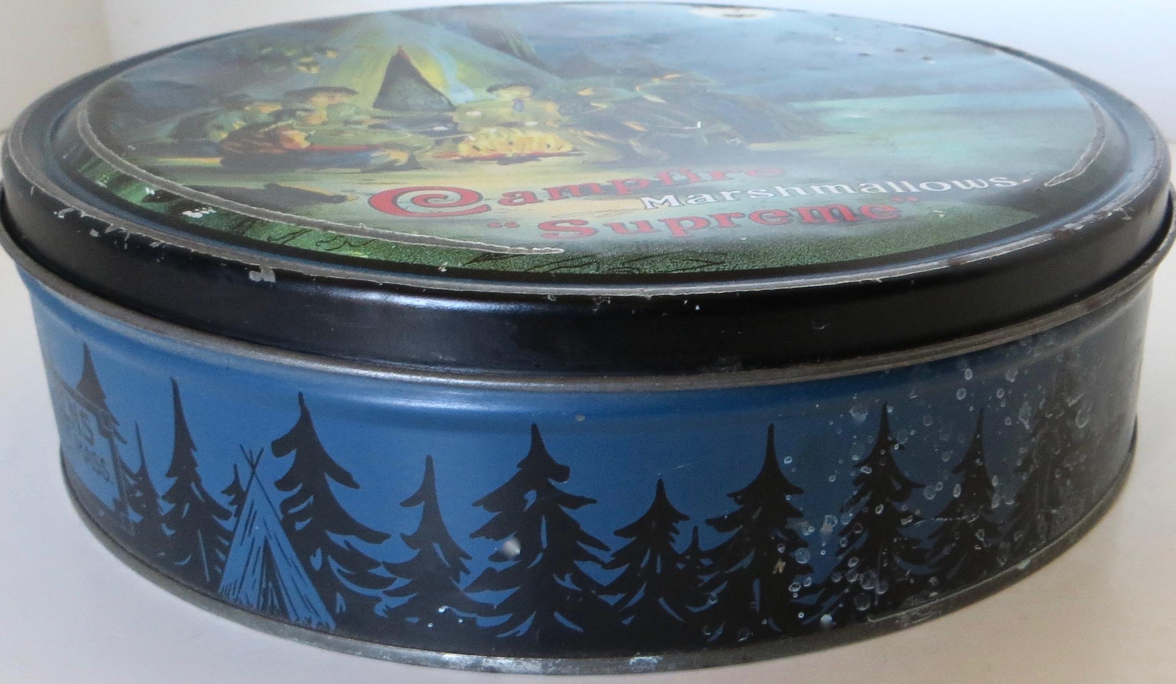 vintage marshmallow tin