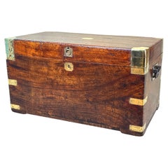 Camphor Wood 19th Century Military Campaign Trunk