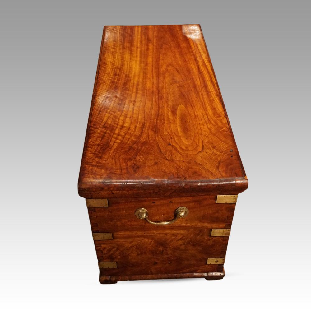 Camphor wood campaign chest For Sale 4