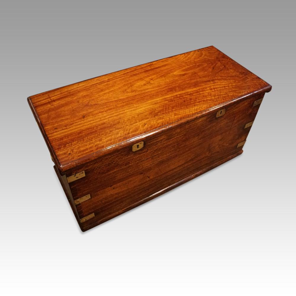 Camphor wood campaign chest For Sale 5