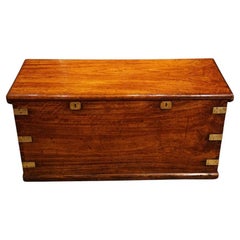 Antique Camphor wood campaign chest