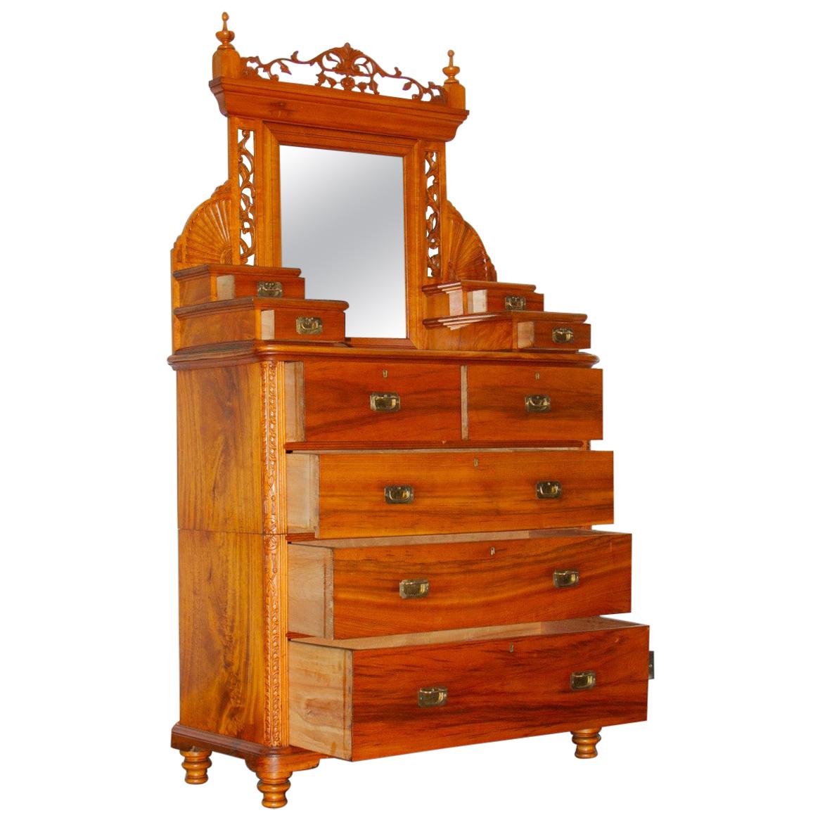 Camphor Wood Campaign Dressing Chest