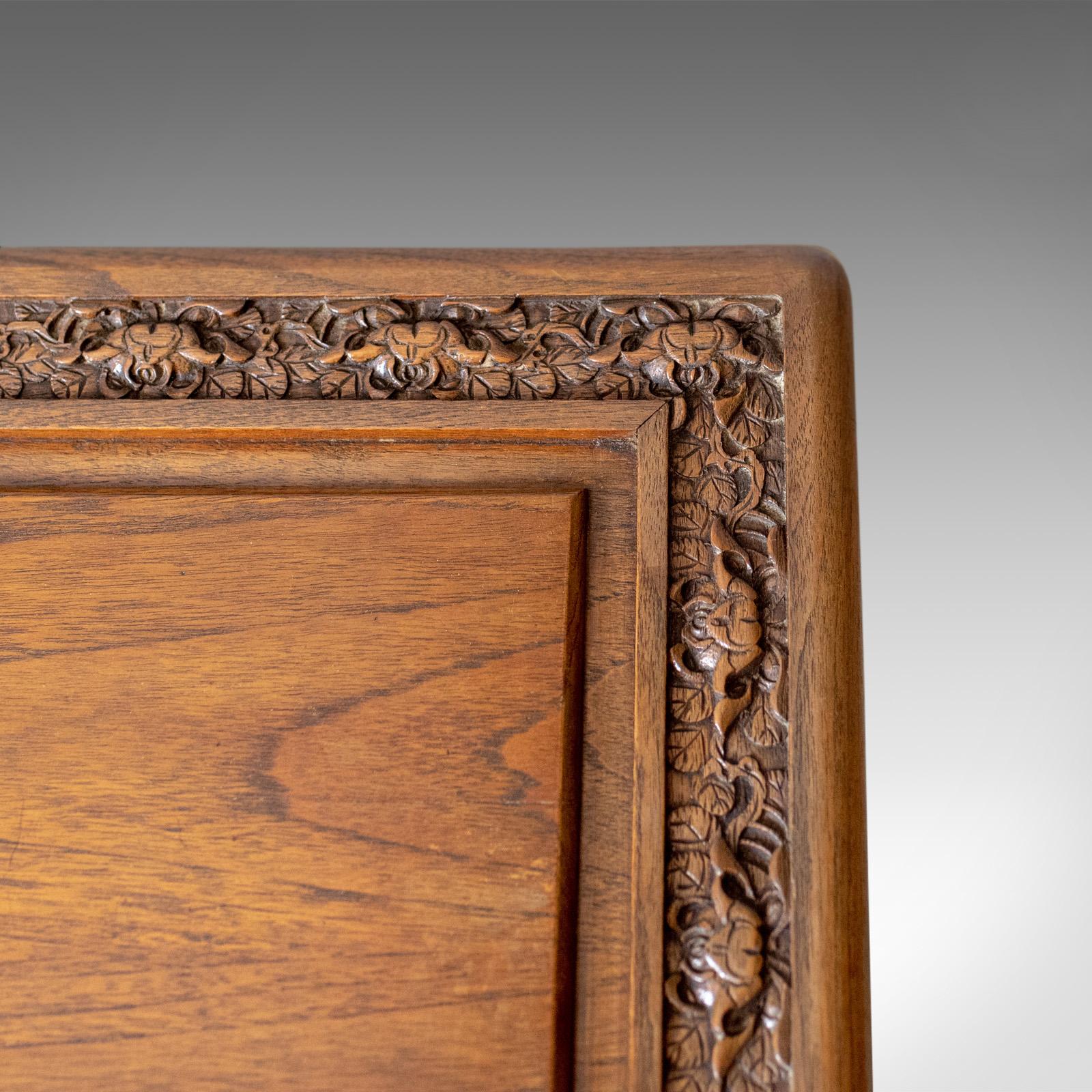 Camphor Wood Chest, Oriental Trunk, Art Deco Period, circa 1940 1