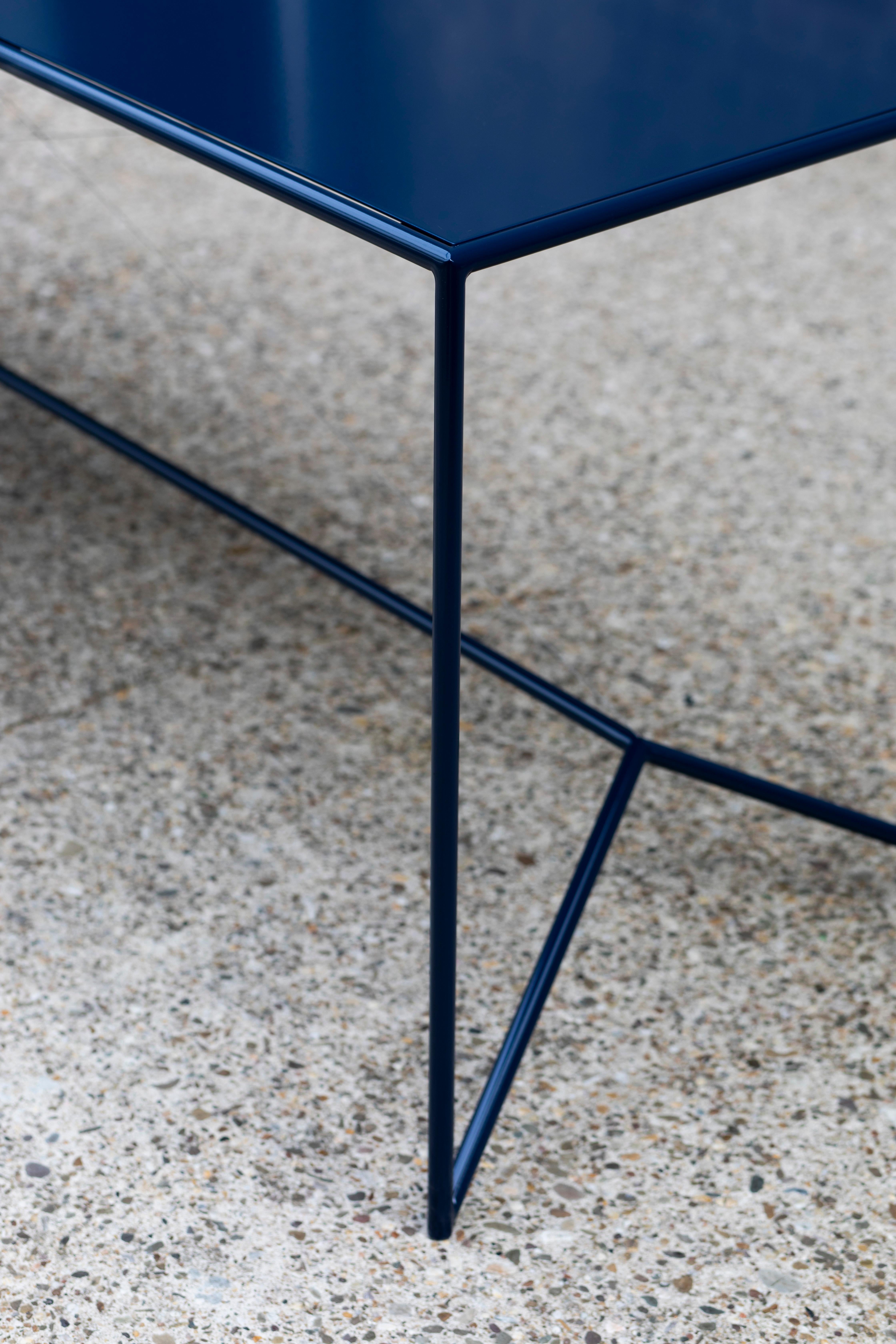 Campi Di Colore Blue Table by Maria Scarpulla In New Condition In Geneve, CH
