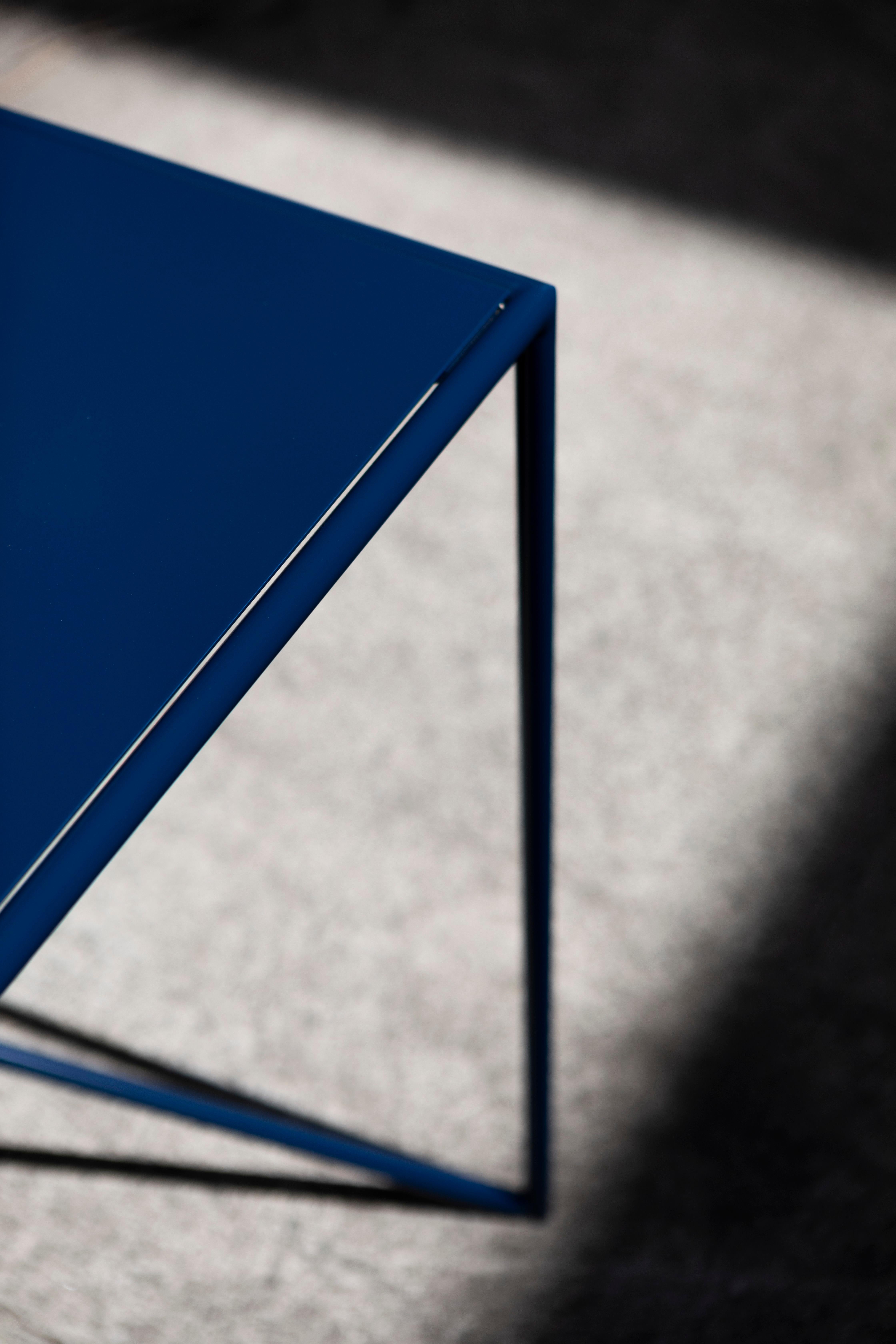 Contemporary Campi Di Colore Blue Table by Maria Scarpulla