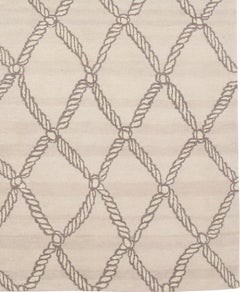 Campion Platt - Big Catch Rug 6' x 9' Hand Knotted Wool Silk Carpet RARE Carpet