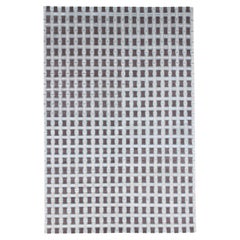 Campion Platt, Tappeto 'Rough Terrain' 6' x 9' ft Lana Seta Tappeto unico nel suo genere