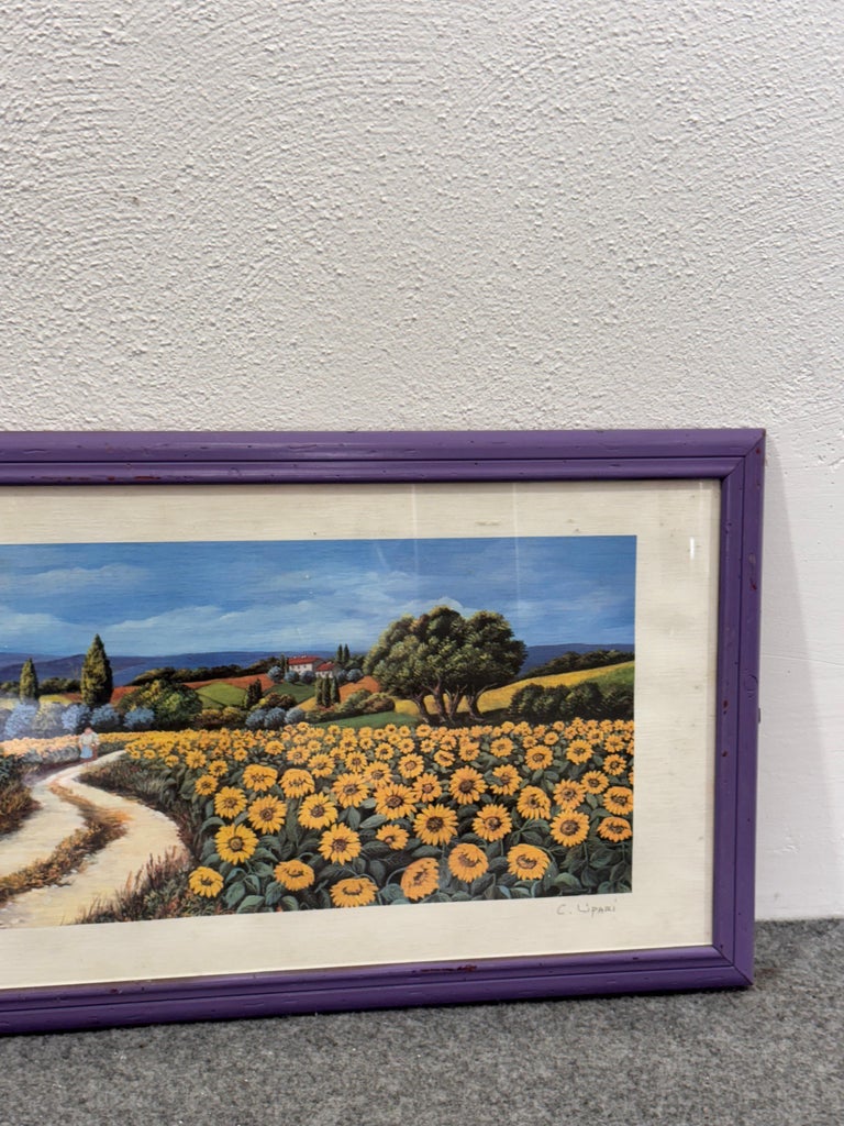 Sunflower Field C.Lipari Print on paper For Sale at 1stDibs | c