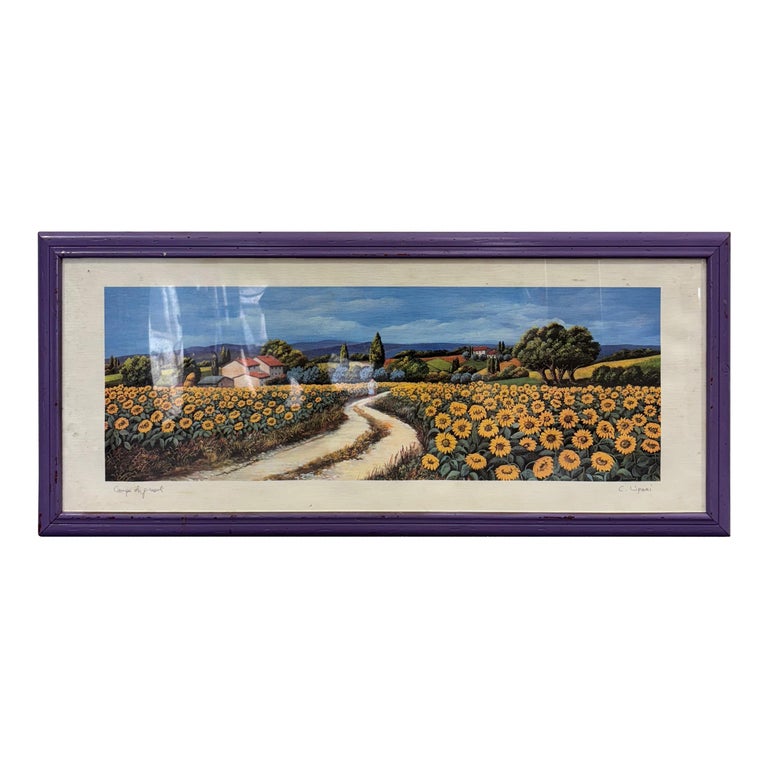 Sunflower Field C.Lipari Print on paper For Sale at 1stDibs | c