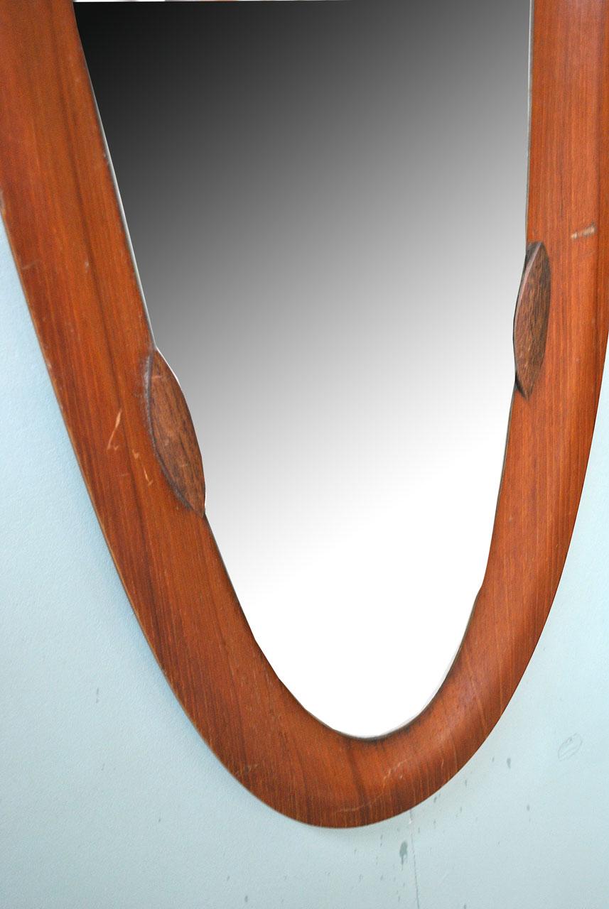 Campo & Graffi Italian Design Midcentury Mirror For Sale 1