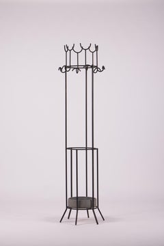 Campo Graffi Prisco Wrought Iron Midcentury Coat-Rack, Italy, 1961