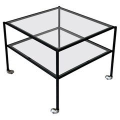 Campo & Graffi, Table basse à roulettes, prod. Maison, années 1950