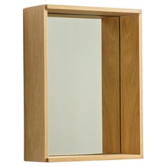 CAMPO – Minimalist Wall Mirror in Oak Wood, Small