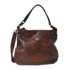 Campomaggi Brown Leather Crossbody Bag