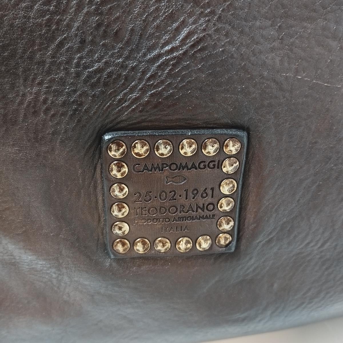 Campomaggi Brown Leather Crossbody Bag  1