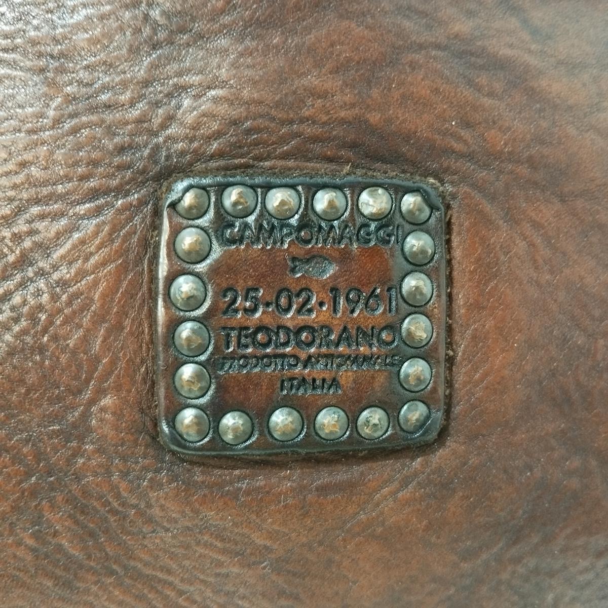 Campomaggi Brown Leather Crossbody Bag  1