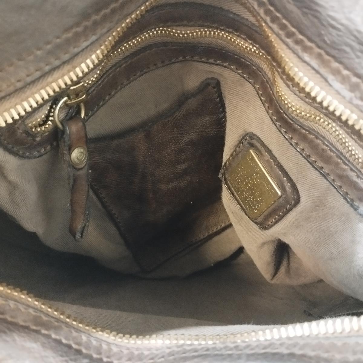 Campomaggi Brown Leather Crossbody Bag  2
