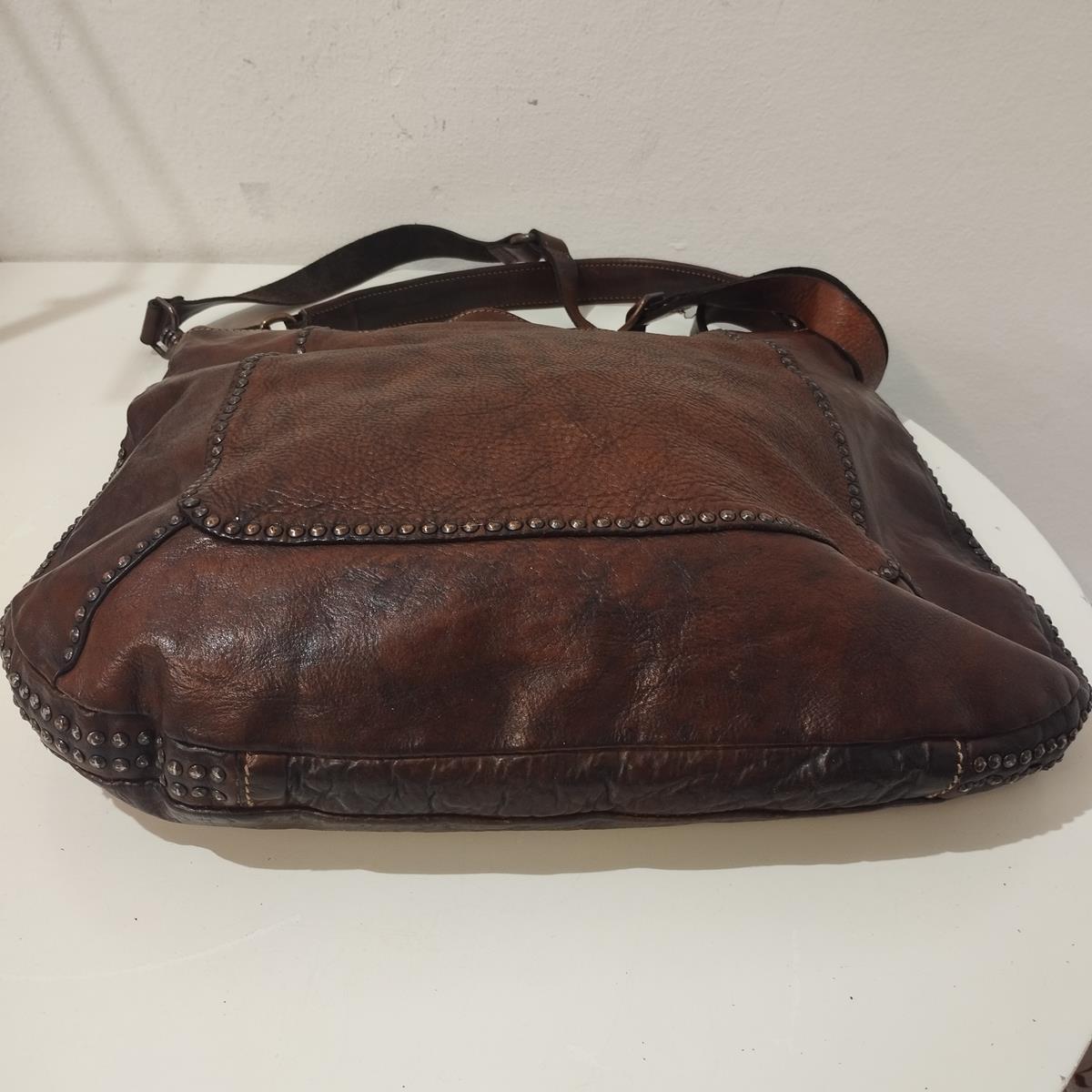 Campomaggi Brown Leather Crossbody Bag  2