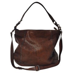 Campomaggi Brown Leather Crossbody Bag 