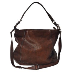 Borsa a tracolla in pelle marrone di Campomaggi