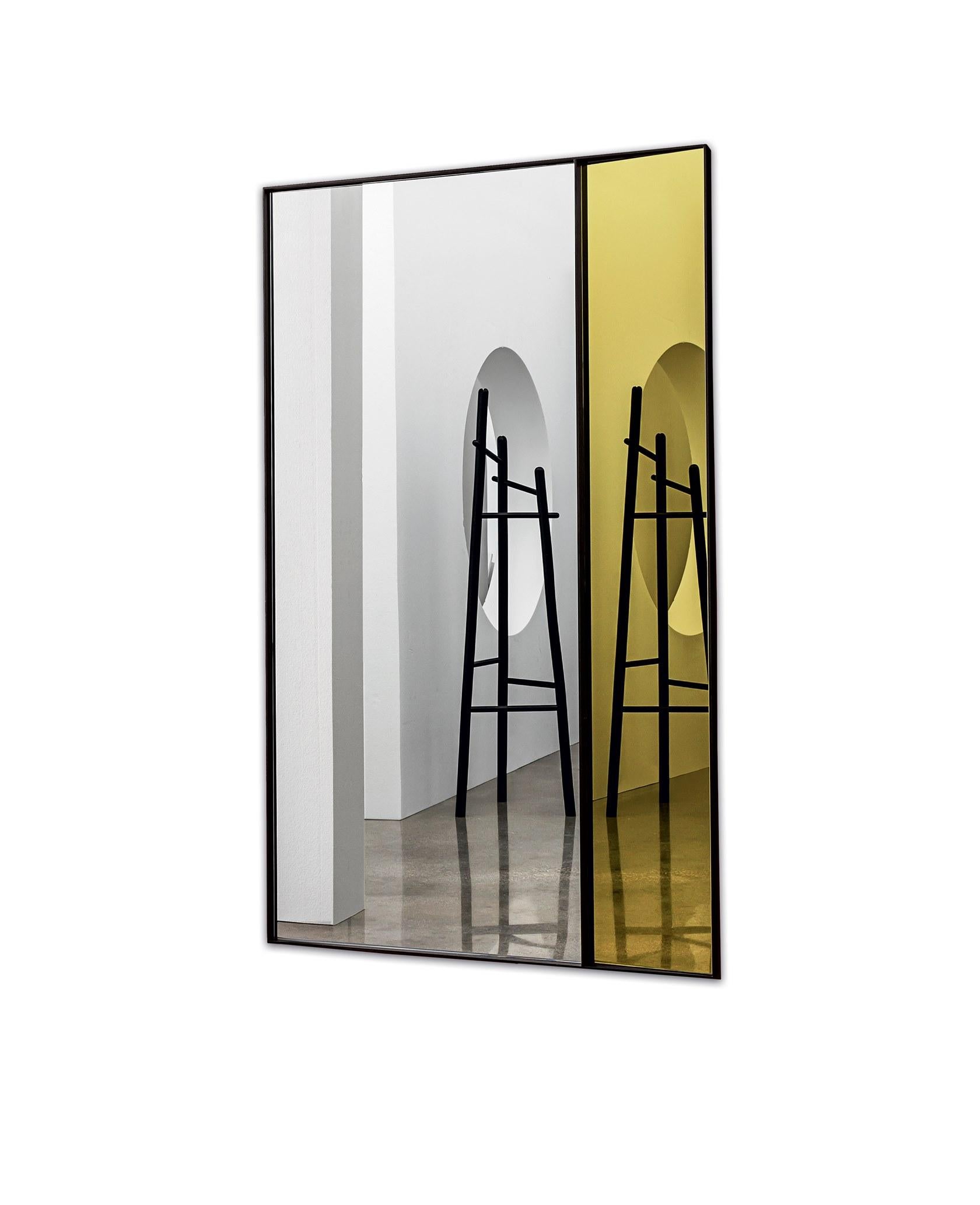 Contemporary Campos Rectangular Mirror, Made in Italy