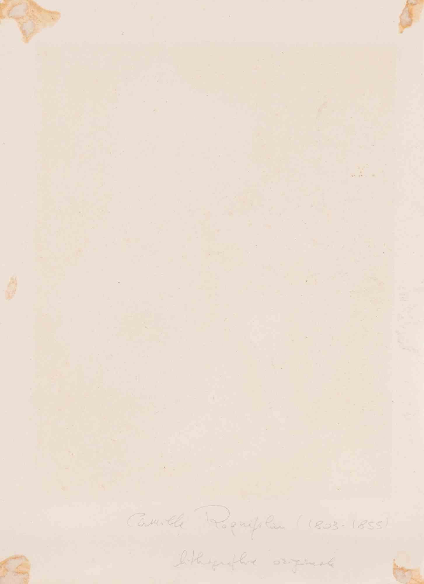 Illustration pour W. S. Kenilworth-Lithographie de Camulle Roqueplan-19ème siècle en vente 1