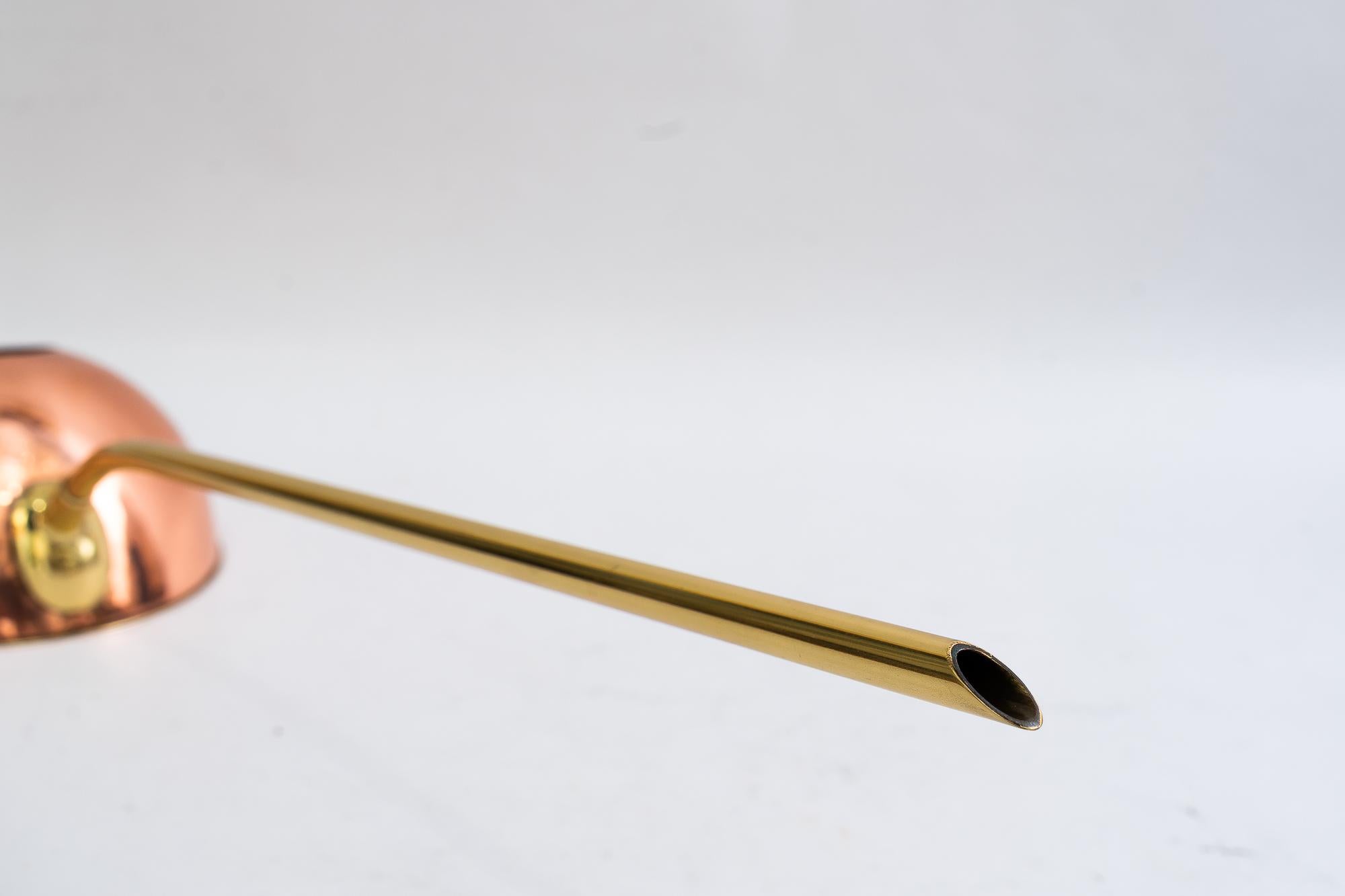 Can aus Kupfer und Messing Kombination wien um 1960s (Lackiert) im Angebot