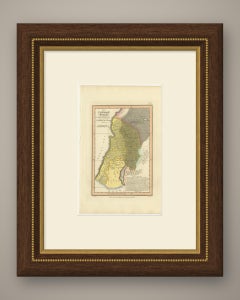 Canaan and the Captivities of Israel and Judah, Antique Map, 1823