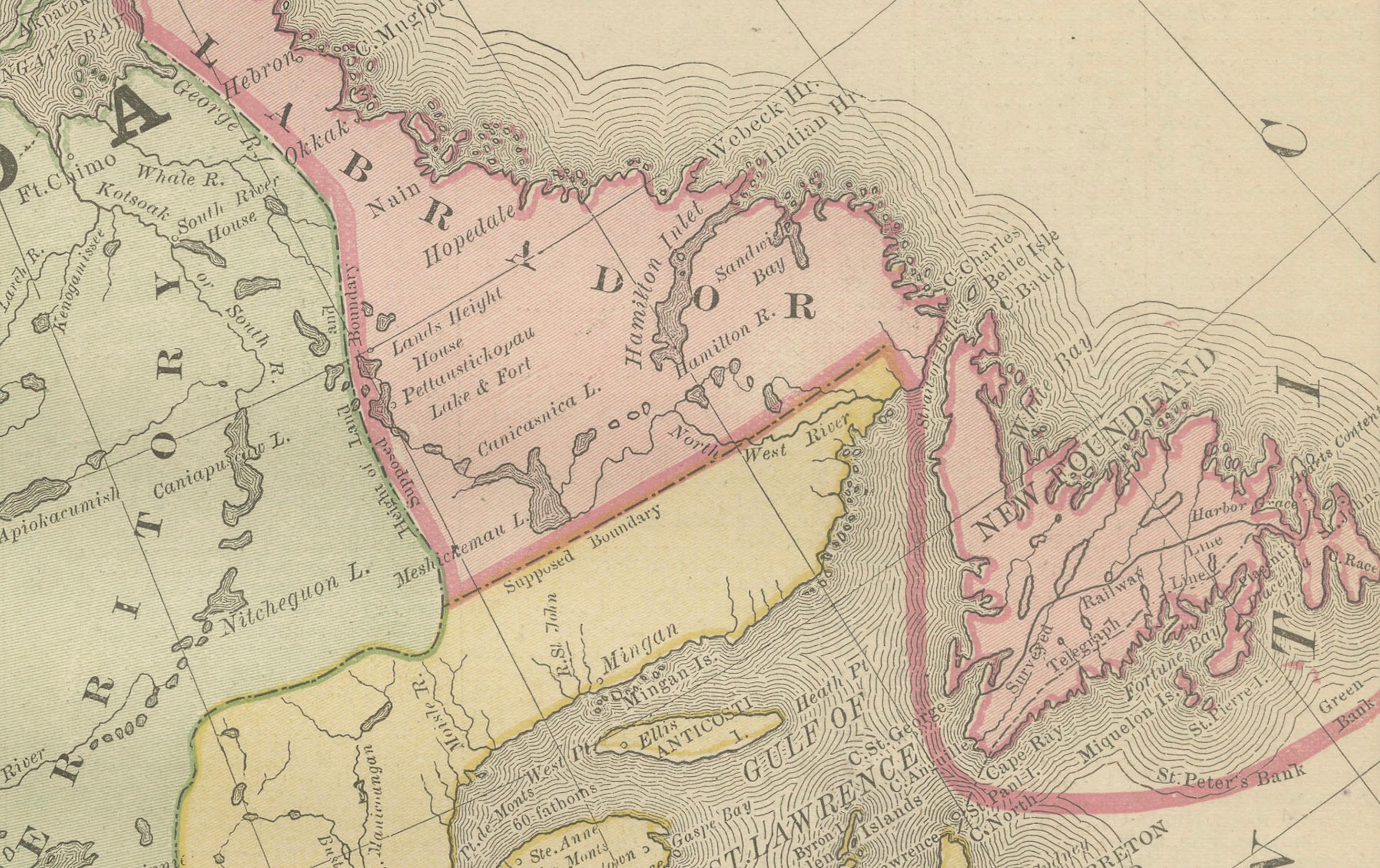 Carte ancienne du Canada - Rand McNally's British America, circa 1888

Cette carte ancienne intitulée 