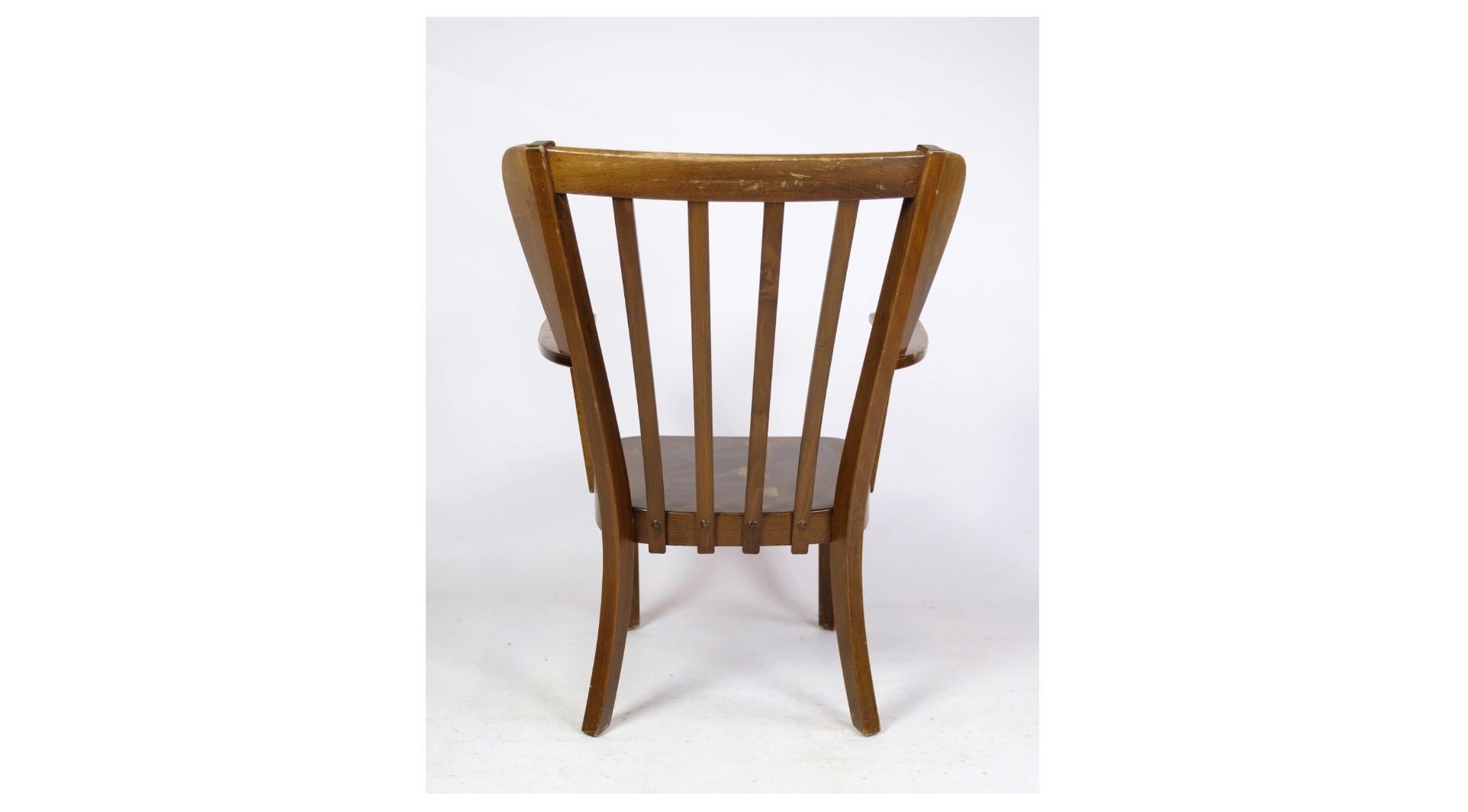 Canada Chair Model 2252 Made In Stained Beech Wood Designed by Søren Hansen In Good Condition For Sale In Lejre, DK