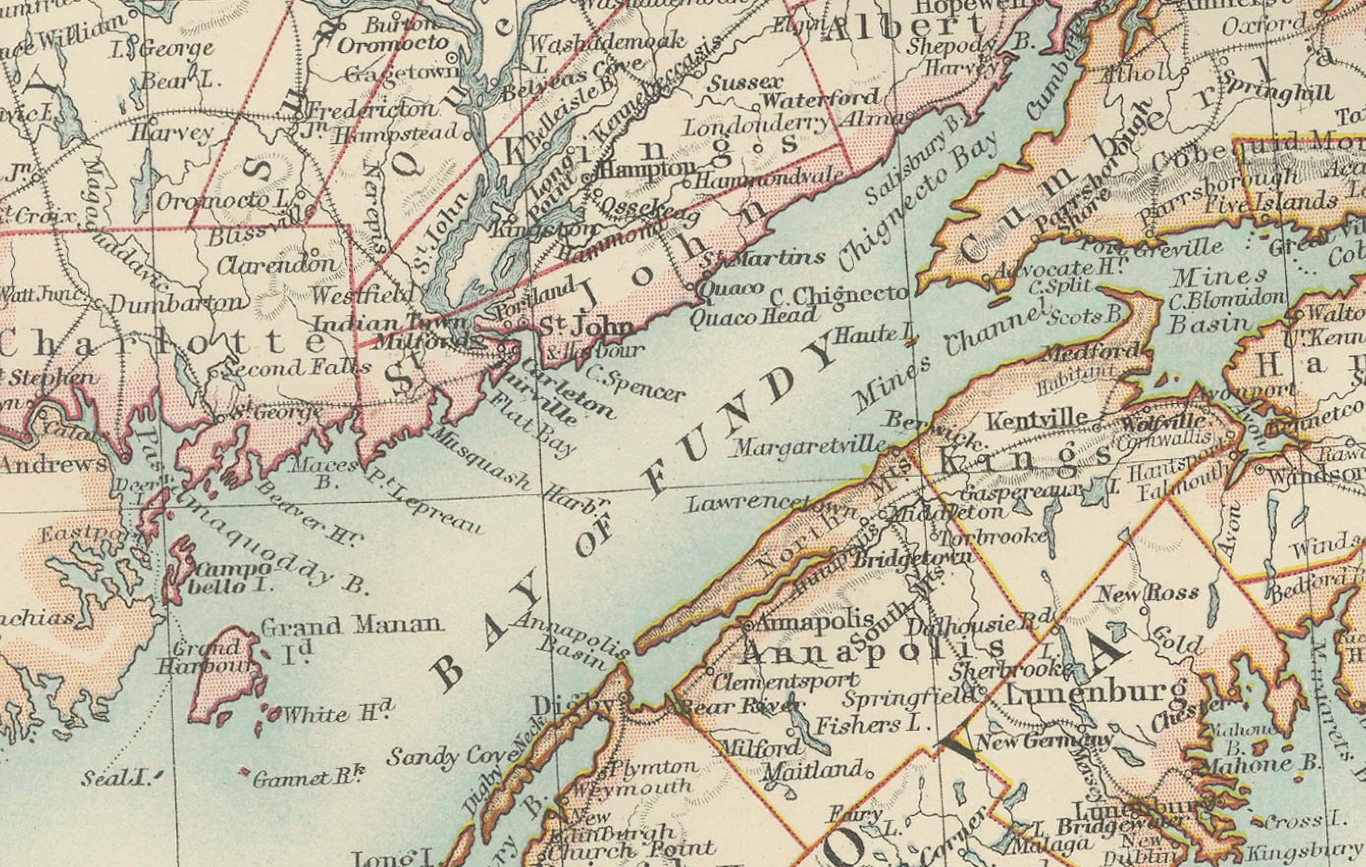 Amérique du Nord, 1903 - Une carte historique en couleurs avec des bordures détaillées

Cette carte attrayante de l'Amérique du Nord a été gravée, imprimée et publiée par W. & A.K. Johnston en 1903. Merveilleux exemple de cartographie du début du