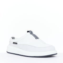 CANADA GOOSE 2023 Cypress puffer white grey insulated slip on lounge mules EU37