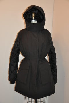 Kanada Canada Goose 'Arctic Program' Schwarze, gesteppte, abnehmbare Daunenjacke mit Kapuze