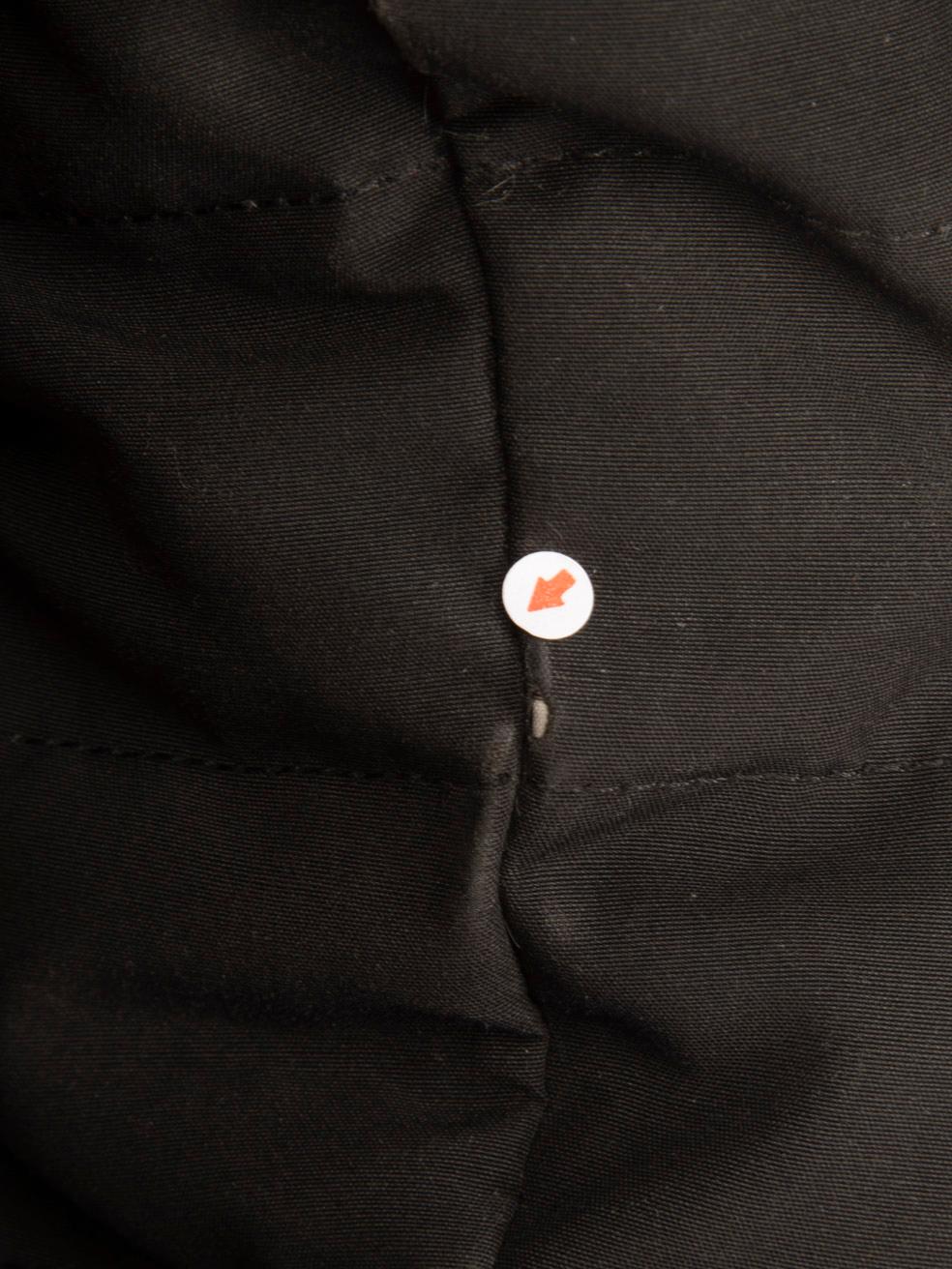 Canada Goose Black Coyote Fur Trim Down Coat Size XS en vente 5