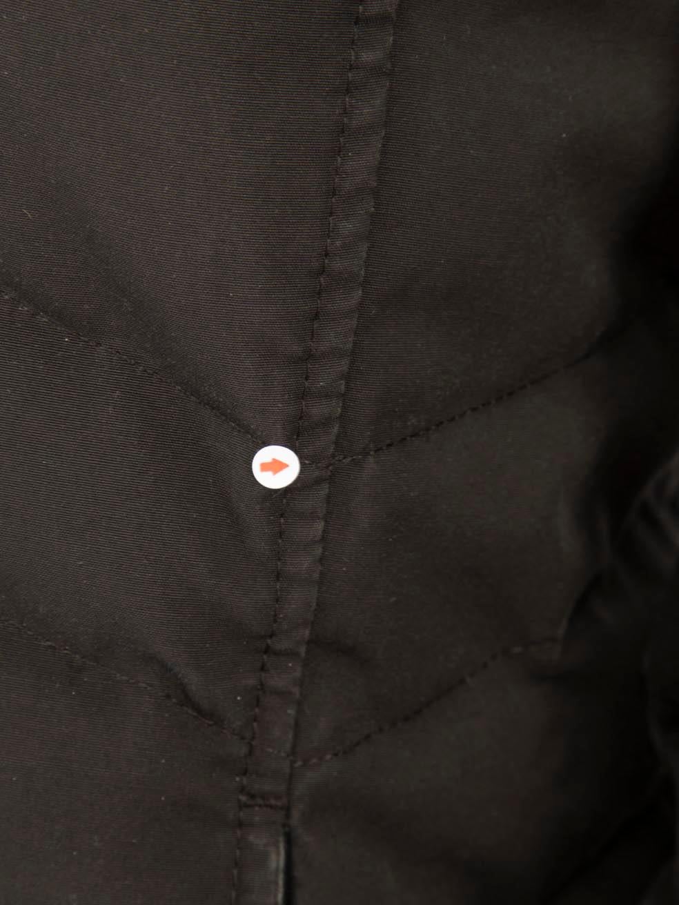Canada Goose Black Coyote Fur Trim Down Coat Size XS Pour femmes en vente