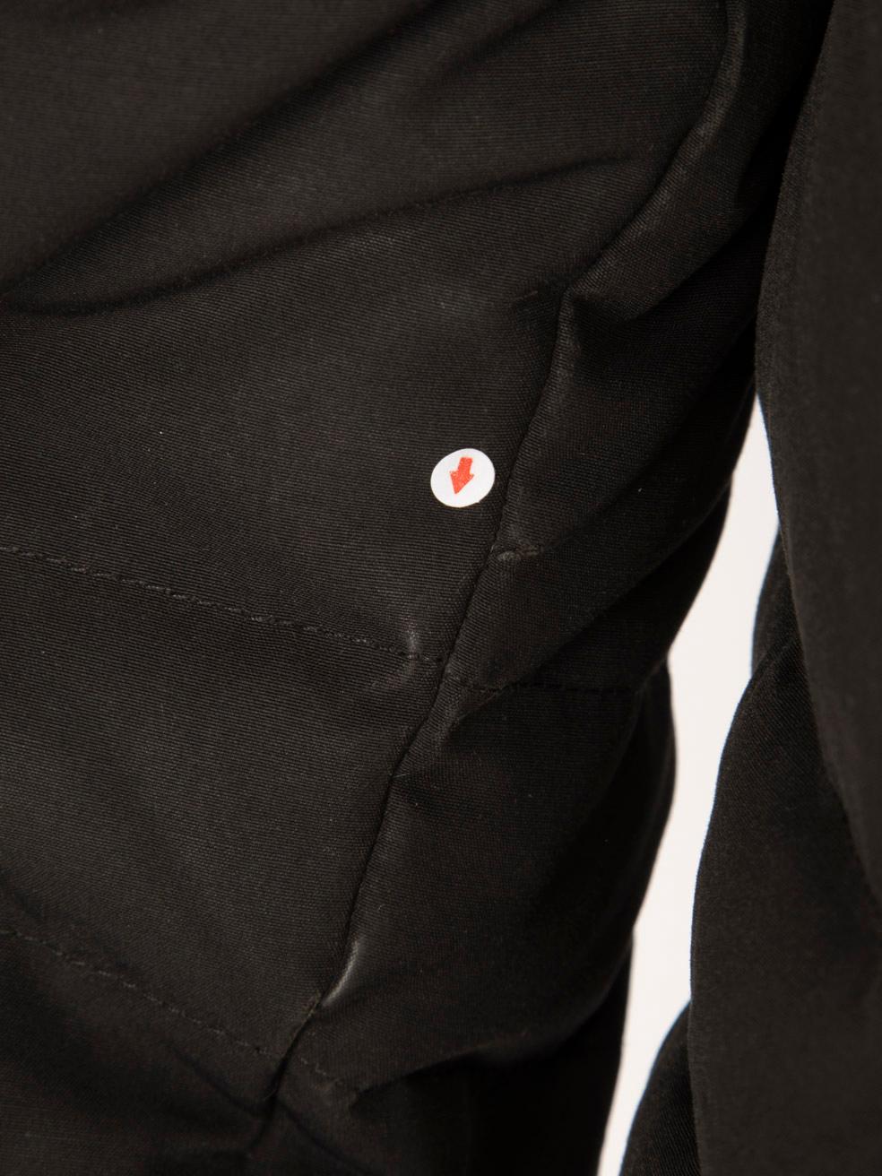 Canada Goose Black Coyote Fur Trim Down Coat Size XS en vente 3