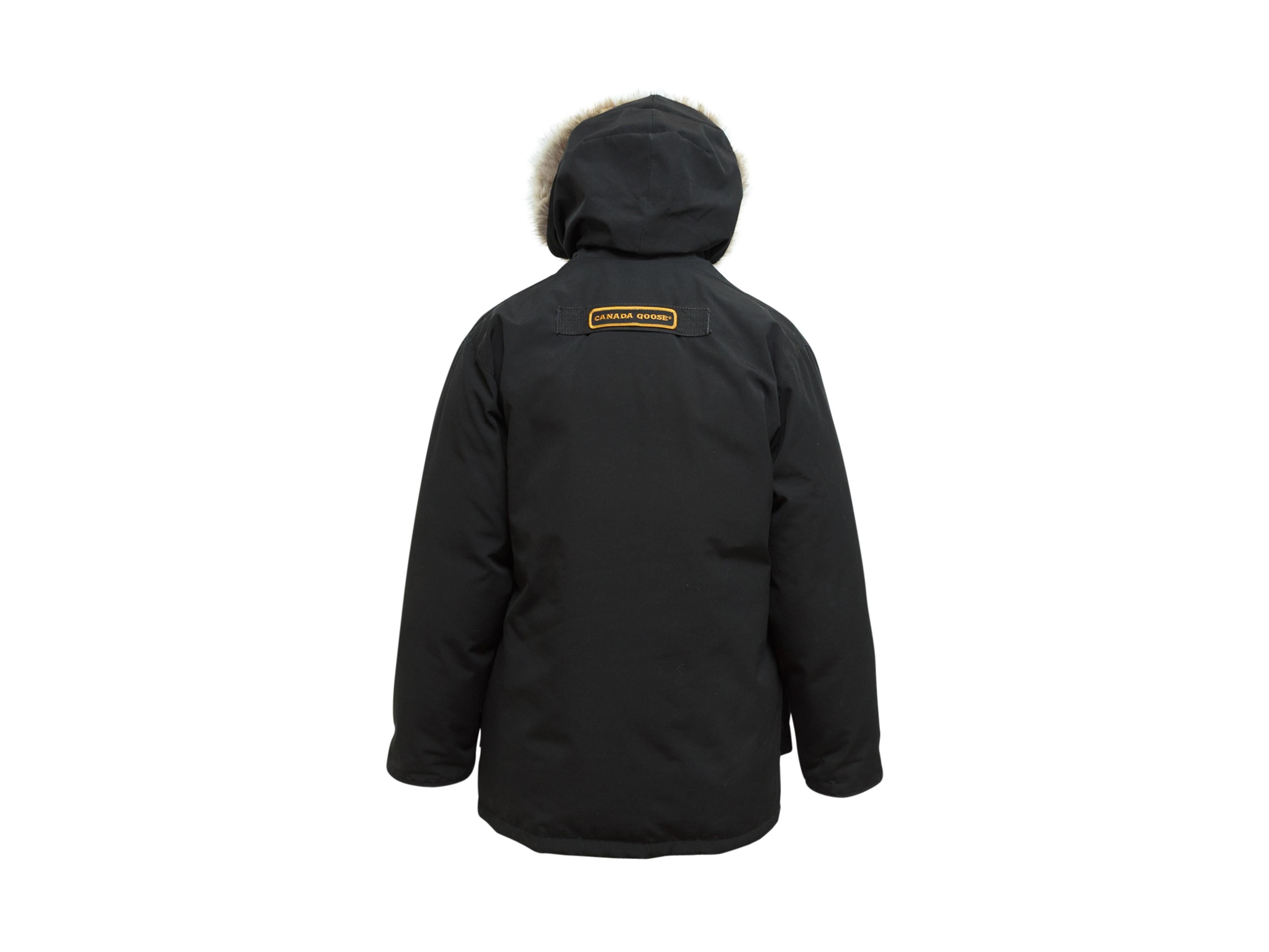 Canada Goose Black Fur-Trimmed Jacket 1