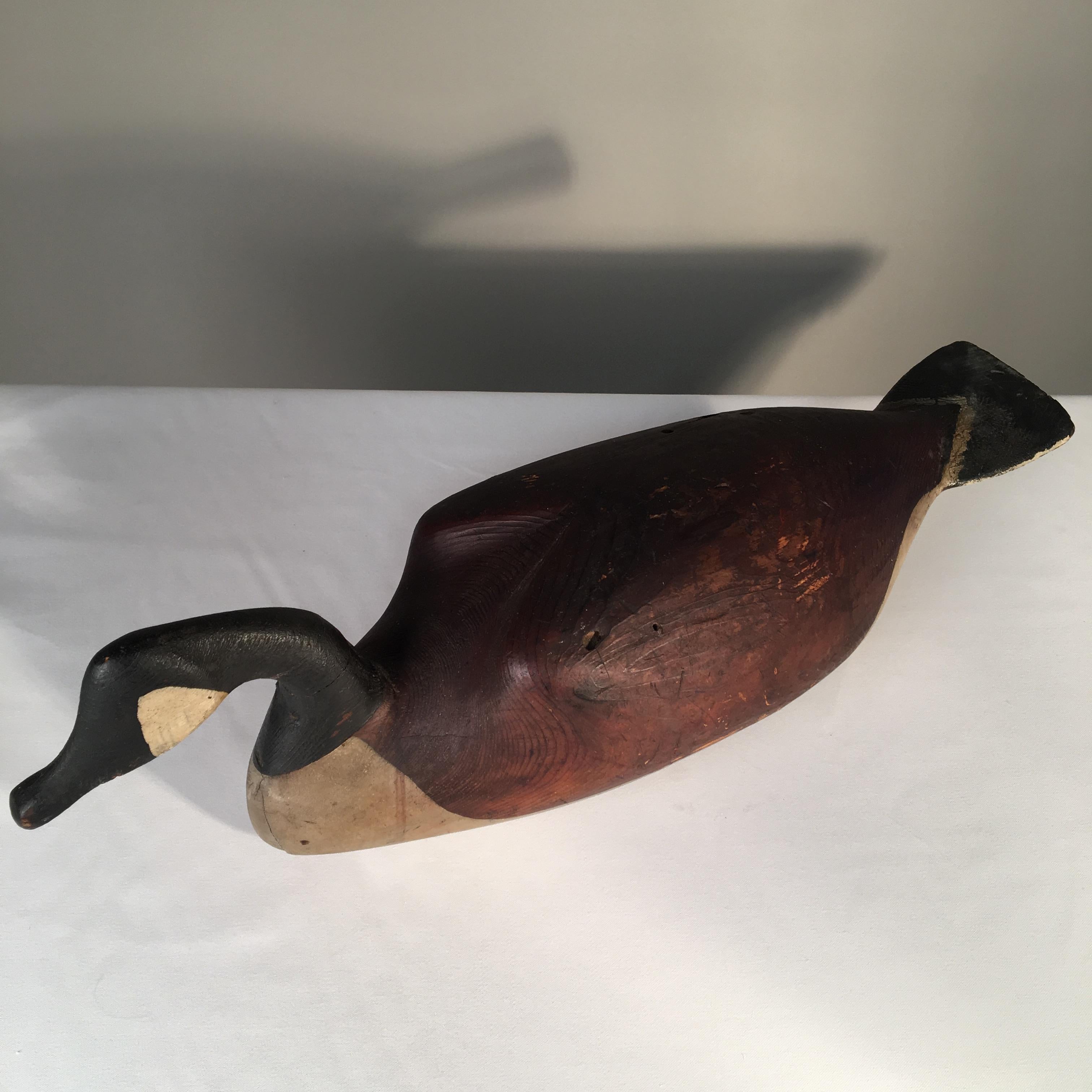 Folk Art Canada Goose Decoy