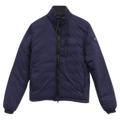 Canada Goose Down Lodge Jacket in Navy Polyamide