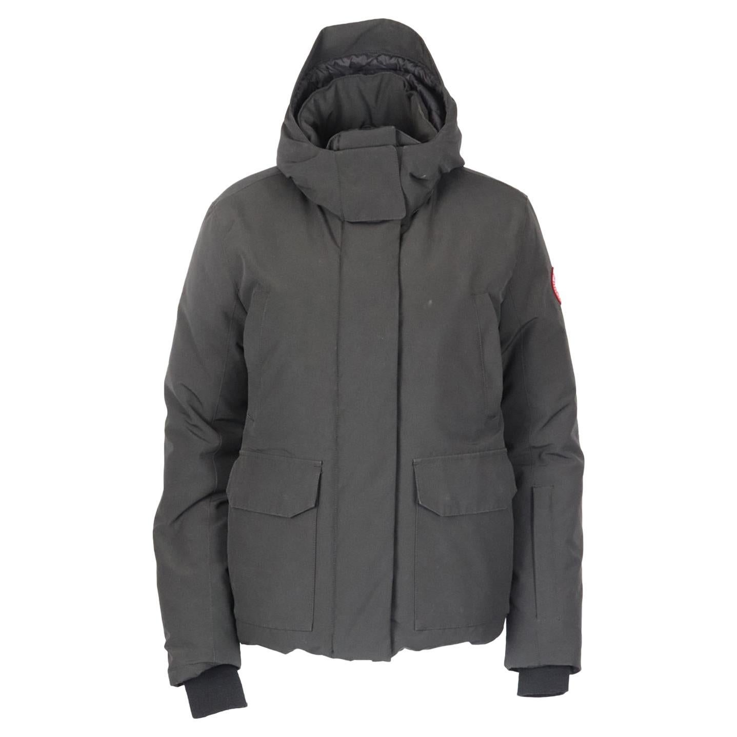 Canada Goose Hooded Padded Shell Down Jacket Large