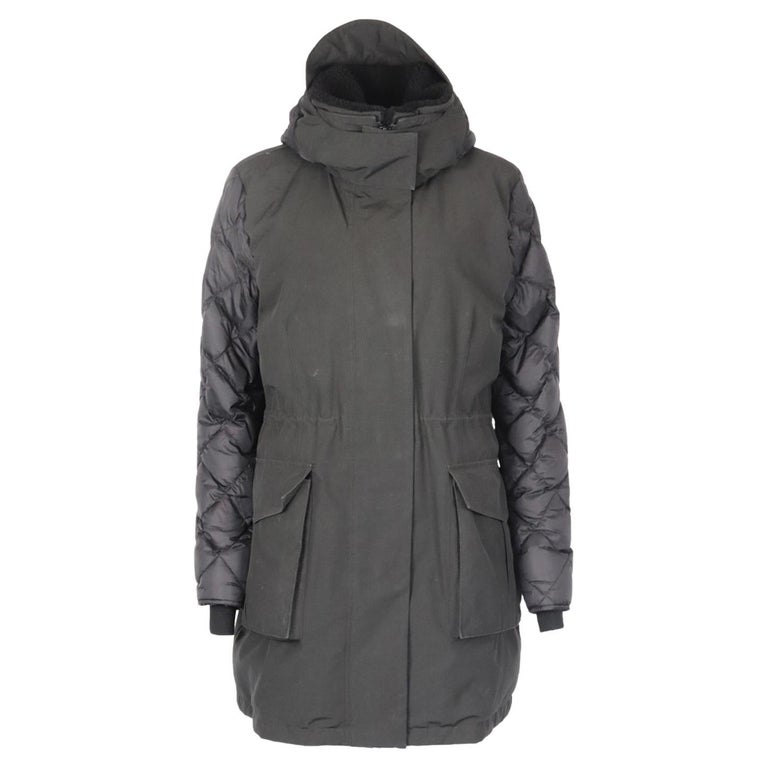 Canada Goose Hooded Quilted Shell Down Coat Xlarge For Sale at 1stDibs