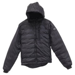 Sudadera con capucha Canada Goose Lodge Black Label, de poliamida negra