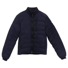 Canada Goose Lodge Jacket in Navy Blue Polyamide
